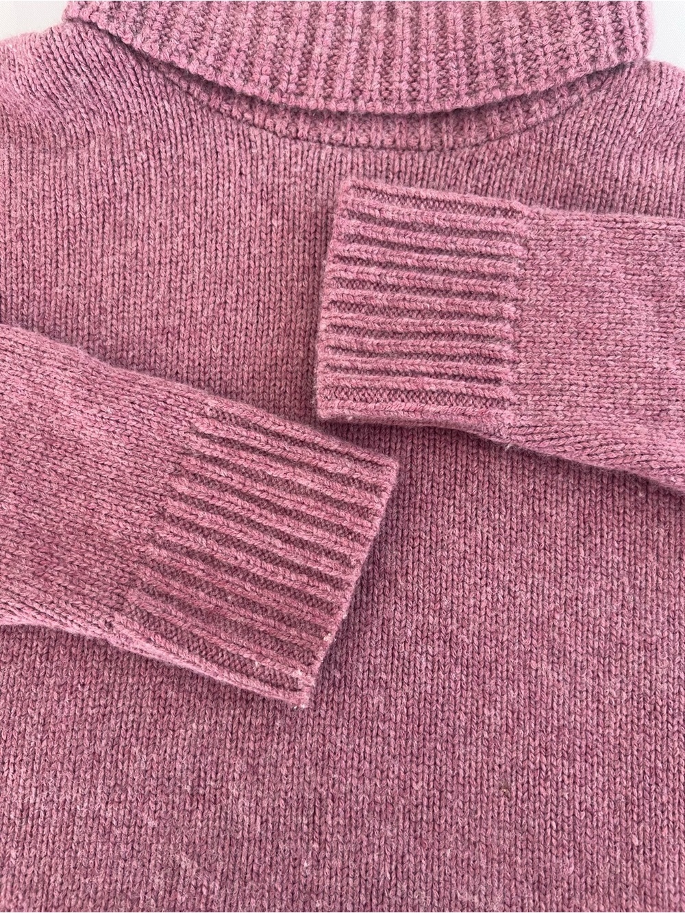 Madewell Turtleneck Knit Sweater in Dusty Rose - Picture 3 of 7